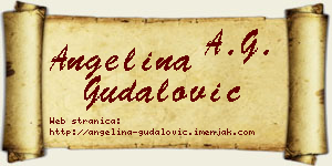 Angelina Gudalović vizit kartica